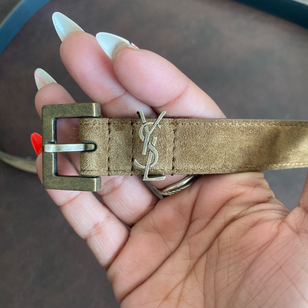 NEW Saint Laurent Monogram Belt